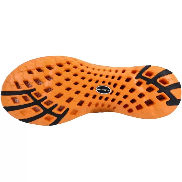 ALEADER Mens Quick Drying Aqua Water ShoesCGrayOrange