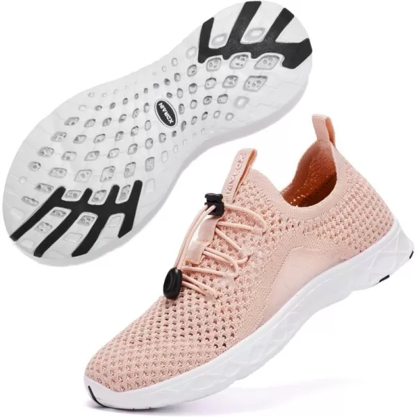 ALEADER Lightweight Womens Quick Drying Xdrain Water ShoesLight Pink