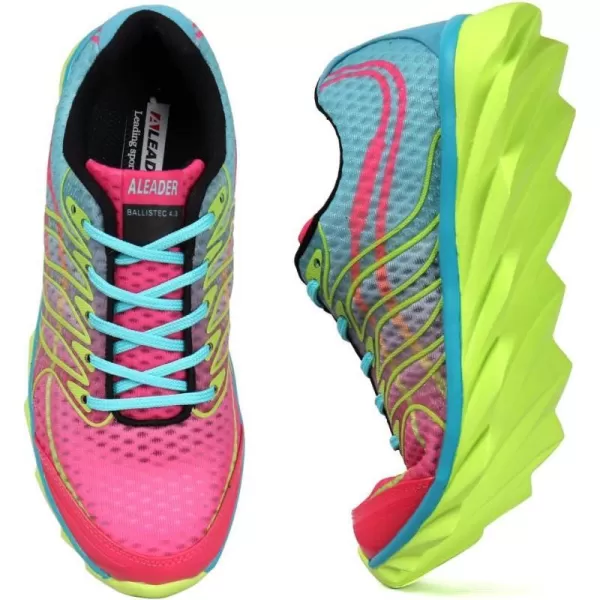 ALEADER Womens BladeFoam Colorful Running ShoesHot Pink