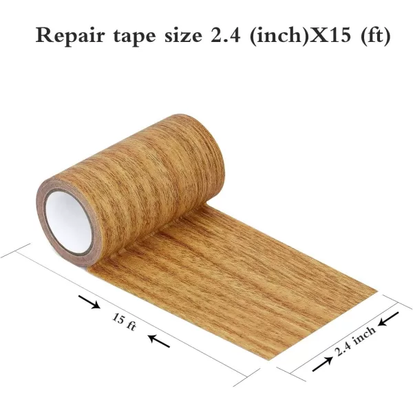 Azobur Repair Tape Patch 24 X 15 Wood Textured Adhesive for Door Floor Table and Chair Dark WalnutAzobur Repair Tape Patch 24 X 15 Wood Textured Adhesive for Door Floor Table and Chair Dark Walnut