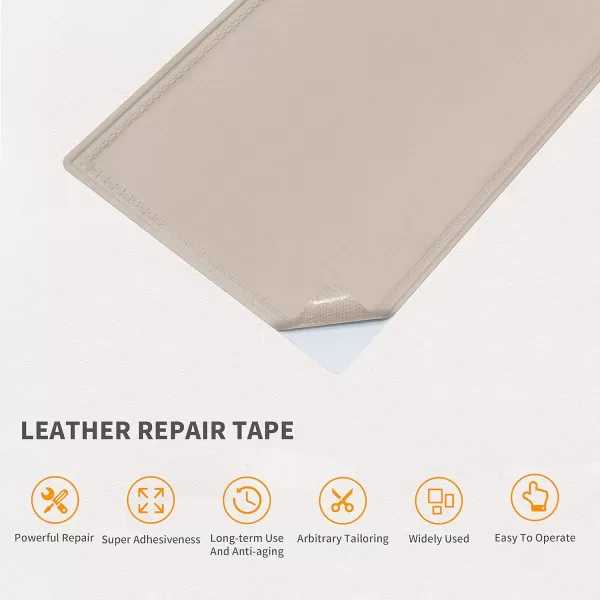 ONine Premium Leather Repair Patch5 x 8 Inches SelfAdhesive Vinyl Scratch amp Tear Kit Quickly Repair Patches for Furniture Car Interiors BagsBlack Leather5X8 in Pale Pink