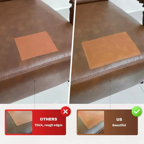 ONine Premium Leather Repair Patch5 x 8 Inches SelfAdhesive Vinyl Scratch amp Tear Kit Quickly Repair Patches for Furniture Car Interiors BagsBlack Leather5X8 in Pale Pink