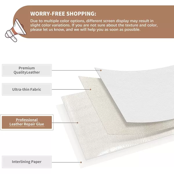 ONine Leather Repair PatchSelfAdhesive Couch PatchMulticolor Available Scratch Leather 8X11 Inch Peel and Stick for Sofas Car Seats Hand Bags JacketsNew Black8 x 11 Pearl White