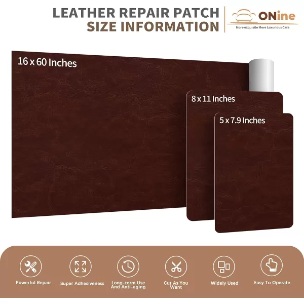 ONine Leather Repair PatchSelfAdhesive Couch PatchMulticolor Available Scratch Leather 8X11 Inch Peel and Stick for Sofas Car Seats Hand Bags JacketsNew Black5 x 79 Red Brown No2