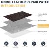 imageLeather Repair PatchLeather Repair Tape 3 x 60 inches Leather Repair Patch for FurnitureVinyl Repair KitLeather Couch Patchfor Sofas Furniture Car Seats Office ChairsGrayBlack Brown