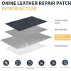 imageLeather Repair PatchLeather Repair Tape 3 x 60 inches Leather Repair Patch for FurnitureVinyl Repair KitLeather Couch Patchfor Sofas Furniture Car Seats Office ChairsGrayDark Grey