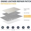 imageLeather Repair PatchLeather Repair Tape 3 x 60 inches Leather Repair Patch for FurnitureVinyl Repair KitLeather Couch Patchfor Sofas Furniture Car Seats Office ChairsGrayNano GrayLitchi Grain