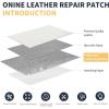 imageLeather Repair PatchLeather Repair Tape 3 x 60 inches Leather Repair Patch for FurnitureVinyl Repair KitLeather Couch Patchfor Sofas Furniture Car Seats Office ChairsGrayWhiteLitchi Grain