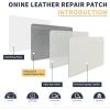 imageLeather Repair PatchLeather Repair Tape 3 x 60 inches Leather Repair Patch for FurnitureVinyl Repair KitLeather Couch Patchfor Sofas Furniture Car Seats Office ChairsGrayWhite