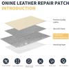 imageLeather Repair PatchLeather Repair Tape 3 x 60 inches Leather Repair Patch for FurnitureVinyl Repair KitLeather Couch Patchfor Sofas Furniture Car Seats Office ChairsGrayWhite Khaki
