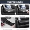 imageLeather Repair PatchLeather Repair Tape 3 x 60 inches Leather Repair Patch for FurnitureVinyl Repair KitLeather Couch Patchfor Sofas Furniture Car Seats Office ChairsGrayBlack