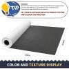 imageONine Leather Repair PatchSelfAdhesive Couch PatchMulticolor Available Scratch Leather 8X11 Inch Peel and Stick for SofasCar Seats Backpack Jackets BlackFine GrainGray Leather
