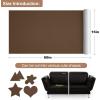 imageONine Leather Repair PatchSelfAdhesive Couch PatchMulticolor Available Scratch Leather 8X11 Inch Peel and Stick for SofasCar Seats Backpack Jackets BlackFine GrainBrownLitchi Grain