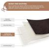 imageONine Leather Repair PatchSelfAdhesive Couch PatchMulticolor Available Scratch Leather 8X11 Inch Peel and Stick for SofasCar Seats Backpack Jackets BlackFine GrainNew Dark Brown