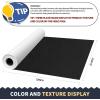 imageONine Leather Repair PatchSelfAdhesive Couch PatchMulticolor Available Scratch Leather 8X11 Inch Peel and Stick for SofasCar Seats Backpack Jackets BlackFine GrainInk Black