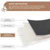 imageONine Leather Repair PatchSelfAdhesive Couch PatchMulticolor Available Scratch Leather 8X11 Inch Peel and Stick for SofasCar Seats Backpack Jackets BlackFine GrainGray Leather
