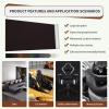 imageONine Leather Repair PatchSelfAdhesive Couch PatchMulticolor Available Scratch Leather 8X11 Inch Peel and Stick for SofasCar Seats Backpack Jackets BlackFine GrainNew Dark Brown