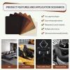 imageONine Leather Repair PatchSelfAdhesive Couch PatchMulticolor Available Scratch Leather 8X11 Inch Peel and Stick for SofasCar Seats Backpack Jackets BlackFine GrainIrregular Pattern Camel