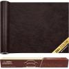 imageONine Leather Repair PatchSelfAdhesive Couch PatchMulticolor Available Scratch Leather 8X11 Inch Peel and Stick for SofasCar Seats Backpack Jackets BlackFine GrainNew Dark Brown