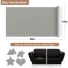 imageONine Leather Repair PatchSelfAdhesive Couch PatchMulticolor Available Scratch Leather 8X11 Inch Peel and Stick for SofasCar Seats Backpack Jackets BlackFine GrainLight Gray
