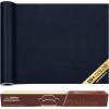 imageONine Leather Repair PatchSelfAdhesive Couch PatchMulticolor Available Scratch Leather 8X11 Inch Peel and Stick for SofasCar Seats Backpack Jackets BlackFine GrainNavy Blue