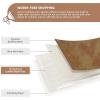 imageONine Leather Repair PatchSelfAdhesive Couch PatchMulticolor Available Scratch Leather 8X11 Inch Peel and Stick for SofasCar Seats Backpack Jackets BlackFine GrainIrregular Pattern Camel