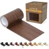 imageAzobur Repair Tape Patch 24quot X 15 Wood Textured Adhesive for Door Floor Table and Chair Dark Walnut