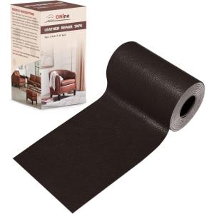 imageLeather Repair PatchLeather Repair Tape 3 x 60 inches Leather Repair Patch for FurnitureVinyl Repair KitLeather Couch Patchfor Sofas Furniture Car Seats Office ChairsGrayBlack Brown