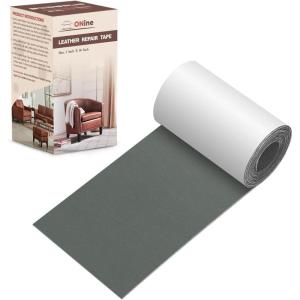 imageLeather Repair PatchLeather Repair Tape 3 x 60 inches Leather Repair Patch for FurnitureVinyl Repair KitLeather Couch Patchfor Sofas Furniture Car Seats Office ChairsGrayGray