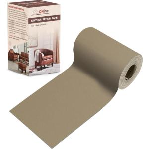 imageLeather Repair PatchLeather Repair Tape 3 x 60 inches Leather Repair Patch for FurnitureVinyl Repair KitLeather Couch Patchfor Sofas Furniture Car Seats Office ChairsGrayGrey Khaki