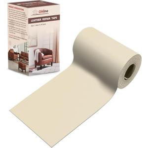 imageLeather Repair PatchLeather Repair Tape 3 x 60 inches Leather Repair Patch for FurnitureVinyl Repair KitLeather Couch Patchfor Sofas Furniture Car Seats Office ChairsGrayWhite Khaki