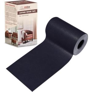 imageLeather Repair PatchLeather Repair Tape 3 x 60 inches Leather Repair Patch for FurnitureVinyl Repair KitLeather Couch Patchfor Sofas Furniture Car Seats Office ChairsGrayDark Blue Leather