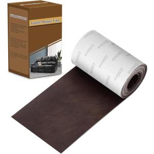 imageLeather Repair PatchLeather Repair Tape 3 x 60 inches Leather Repair Patch for FurnitureVinyl Repair KitLeather Couch Patchfor Sofas Furniture Car Seats Office ChairsGrayDark Brown