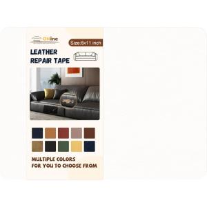 imageONine Leather Repair PatchSelfAdhesive Couch PatchMulticolor Available Scratch Leather 8X11 Inch Peel and Stick for SofasCar Seats Backpack Jackets BlackFine GrainPearl White