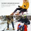imageOZERO Men ampamp Women Winter Gloves 30F Deerskin Leather Waterresistant Windproof Cold Weather Glove for Driving HikingDenimblack