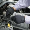 imageOZERO Mens Utility Work Gloves Touch Screen Mechanic Gloves  Flexible Excellent Grip Heavy Duty Black SMLXLPack of 3