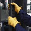 imageOZERO Pack of 36 Pairs Leather Work Gloves Flex Grip Stretchable Tough Cowhide Work Gloves