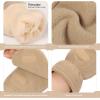imageOZERO Winter Gloves Fingerless Convertible Mittens Thermal Polar Fleece Insulated Lining Windproof Warm for Men WomenApricot