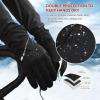 imageOZERO Winter Gloves for Men Women Waterproof TouchScreen Glove Thermal Coldproof Snow Gloves for Driving Cycling SkiingXLarge
