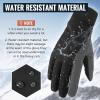 imageOZERO Winter Touchscreen Gloves for Men Warm Running Gloves Windproof Water Resistant  Lightweight Thermal Glove for Hiking Cycling DrivingBlack