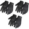 imageOZERO Mens Utility Work Gloves Touch Screen Mechanic Gloves  Flexible Excellent Grip Heavy Duty Black SMLXLPack of 3