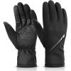 imageOZERO Winter Gloves for Men Women Waterproof TouchScreen Glove Thermal Coldproof Snow Gloves for Driving Cycling SkiingXLarge