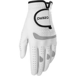 imageOZERO Golf Gloves Women Breathable Comfortable Flexible Womens Golf Glove with Good Grip and PerforationsWorn on Left HandSheepskin