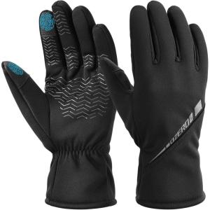 imageOZERO Winter Gloves for Men Women Waterproof TouchScreen Glove Thermal Coldproof Snow Gloves for Driving Cycling SkiingMedium