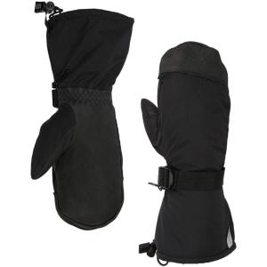 imageOZERO Winter Thermal Mittens Cold Proof WaterResistant Winter Warm Gloves for SkiingSnowmobileShoveling Snow Black Large