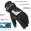 imageOZERO Waterproof Winter Gloves for Men Women  Touchscreen Antislip Heated Glove Thermal Gifts for DadSmall