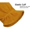 imageOZERO Work Gloves Winter Insulated Snow Cold Proof Leather Glove Thick Thermal Imitation Lambswool  Extra Grip Flexible Warm for Working in Cold Weather for Men and Women GoldLargeGold