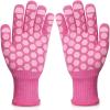 imageOZERO BBQ Gloves Women Oven Mitts 932F Heat Resistan Gloves  Grill Gloves for Kitchen Cooking Pot Holders