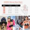 imageOZERO Winter Gloves for Women  Touchscreen AntiSlip Palm Windproof Thermal Cycling Glove for Texting Hiking Driving RunningMedium