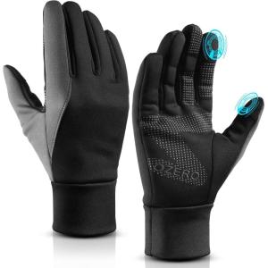 imageOZERO Winter Gloves for Women  Touchscreen AntiSlip Palm Windproof Thermal Cycling Glove for Texting Hiking Driving RunningLarge